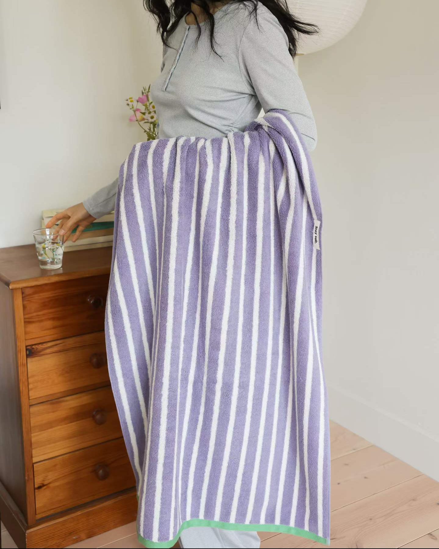 Candy Stripe · Cotton Bath Towel