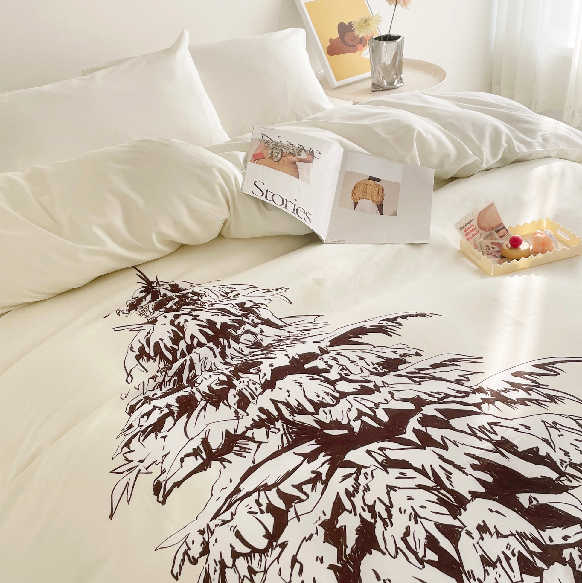 Festive flannel Christmas bedding set in king size, featuring cozy, holiday-themed designs and soft, warm fabric to enhance your seasonal sleep experience.