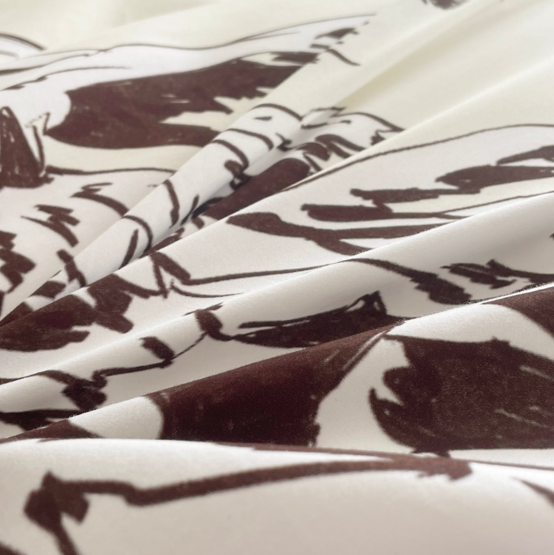Soft and elegant white brushed cotton bedding sets, offering a cozy and breathable option for a luxurious sleep experience, perfect for winter nights with its plush feel and cozy, indulgent comfort.