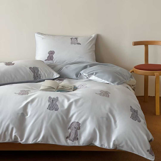 Cozy Pup · 100s Cotton Flannel Bedding Set