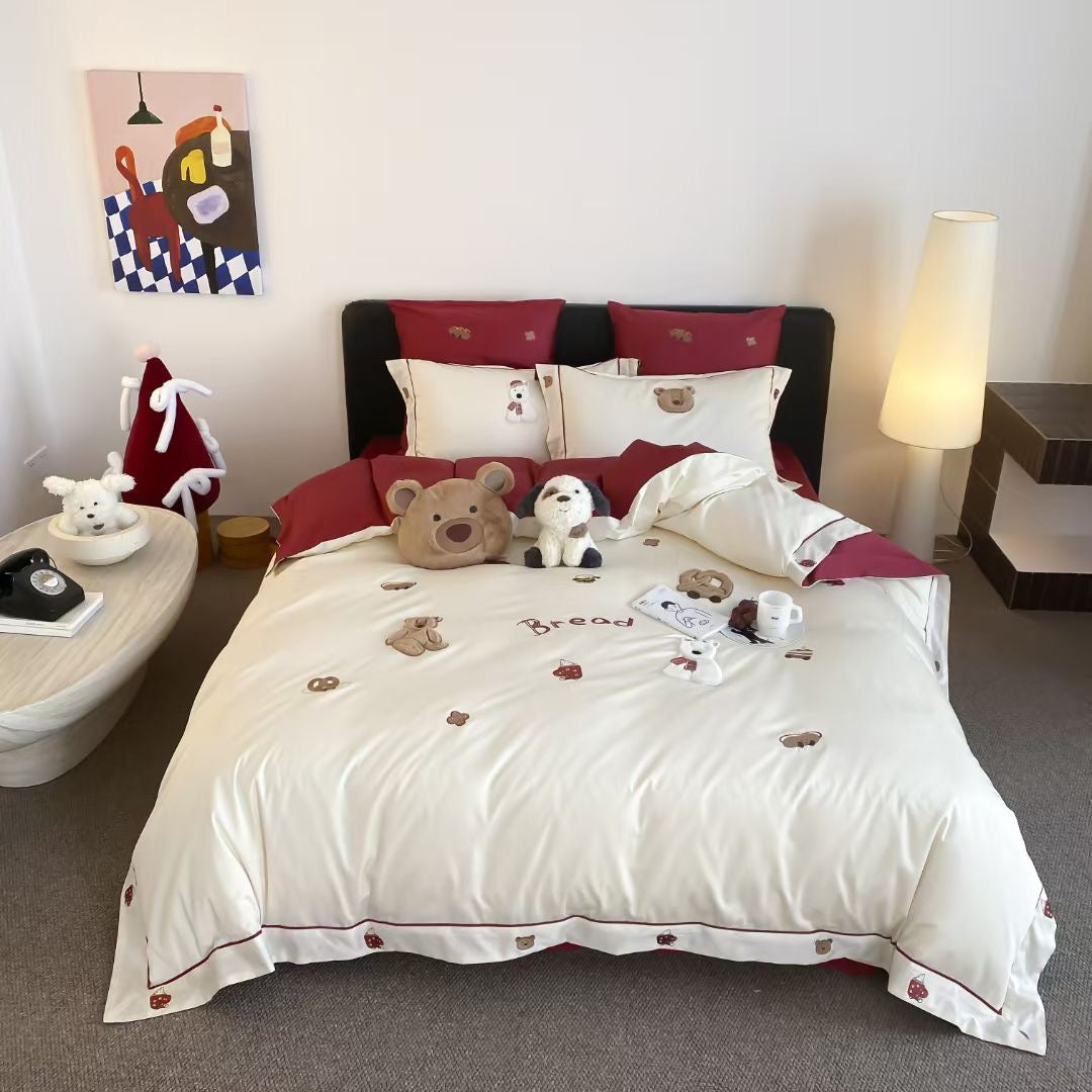 Furry Fiesta · 100S Long Staple Cotton Bedding Set