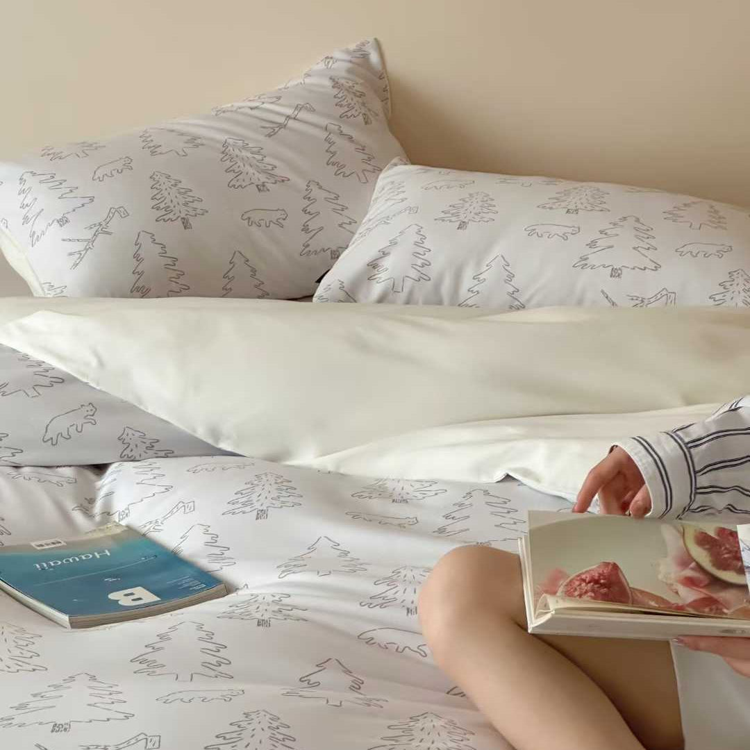 Little Tree Elf · 100s Cotton Flannel Bedding Set