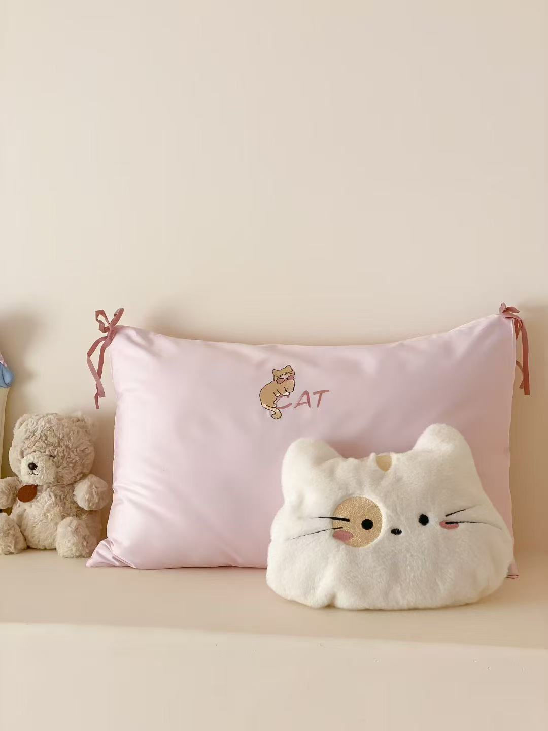 Meow Tea Time · 100S Long Staple Cotton Bedding Set