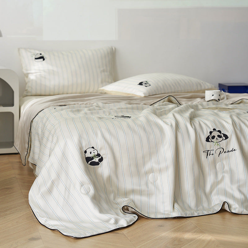 Panda Breeze · Tencel™ Summer Cooling Quilt