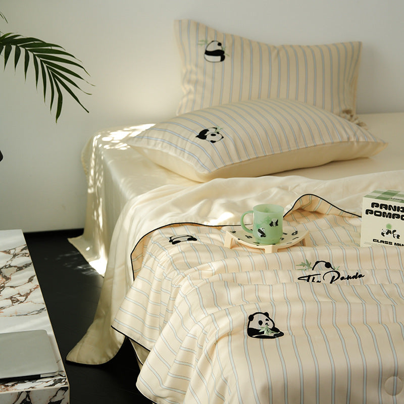 Panda Breeze · Tencel™ Summer Cooling Quilt