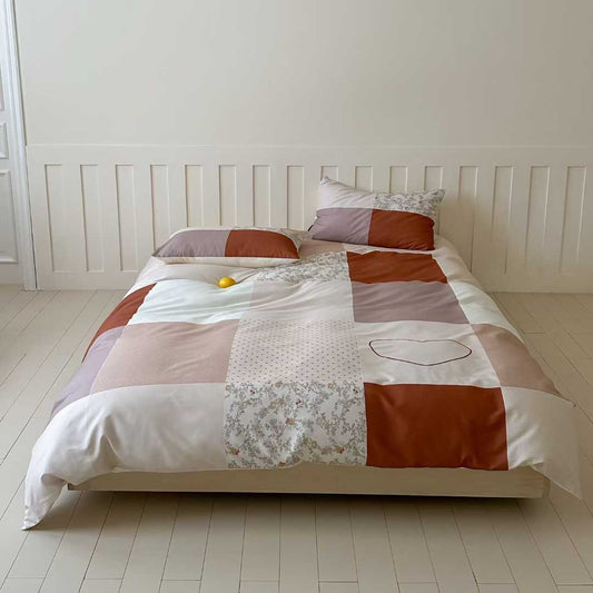 Patch Poem · 100s Cotton Flannel Bedding Set