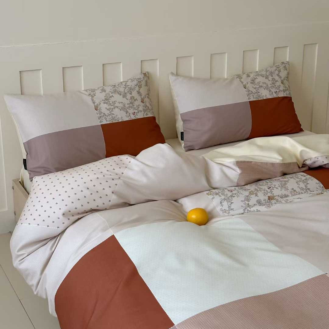 Patch Poem · 100s Cotton Flannel Bedding Set