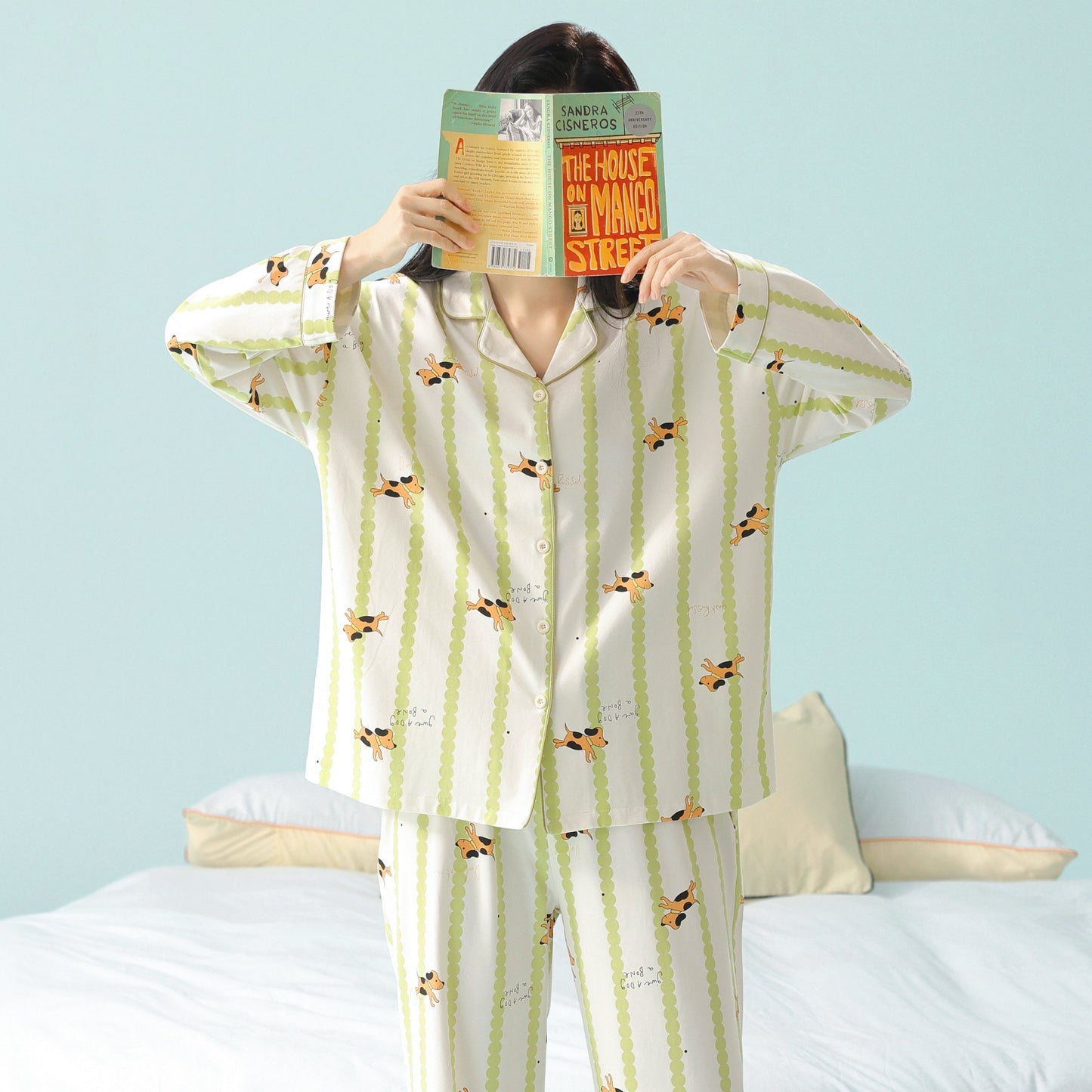 Paws & Whispers · Women's Cotton Long Sleeve Pajama Set