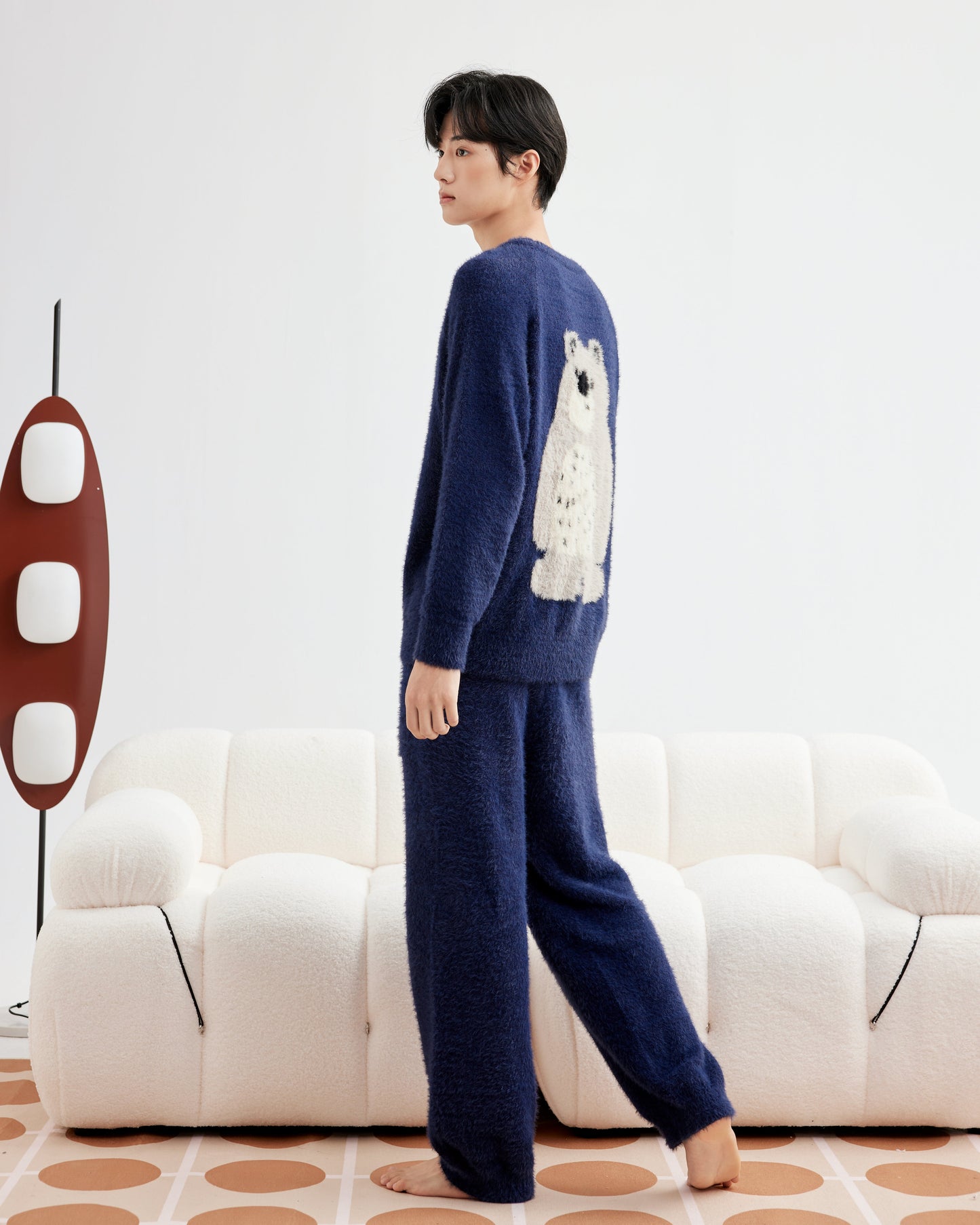 Polar Cuddle · Couple Plush Fleece Sleepwear Set