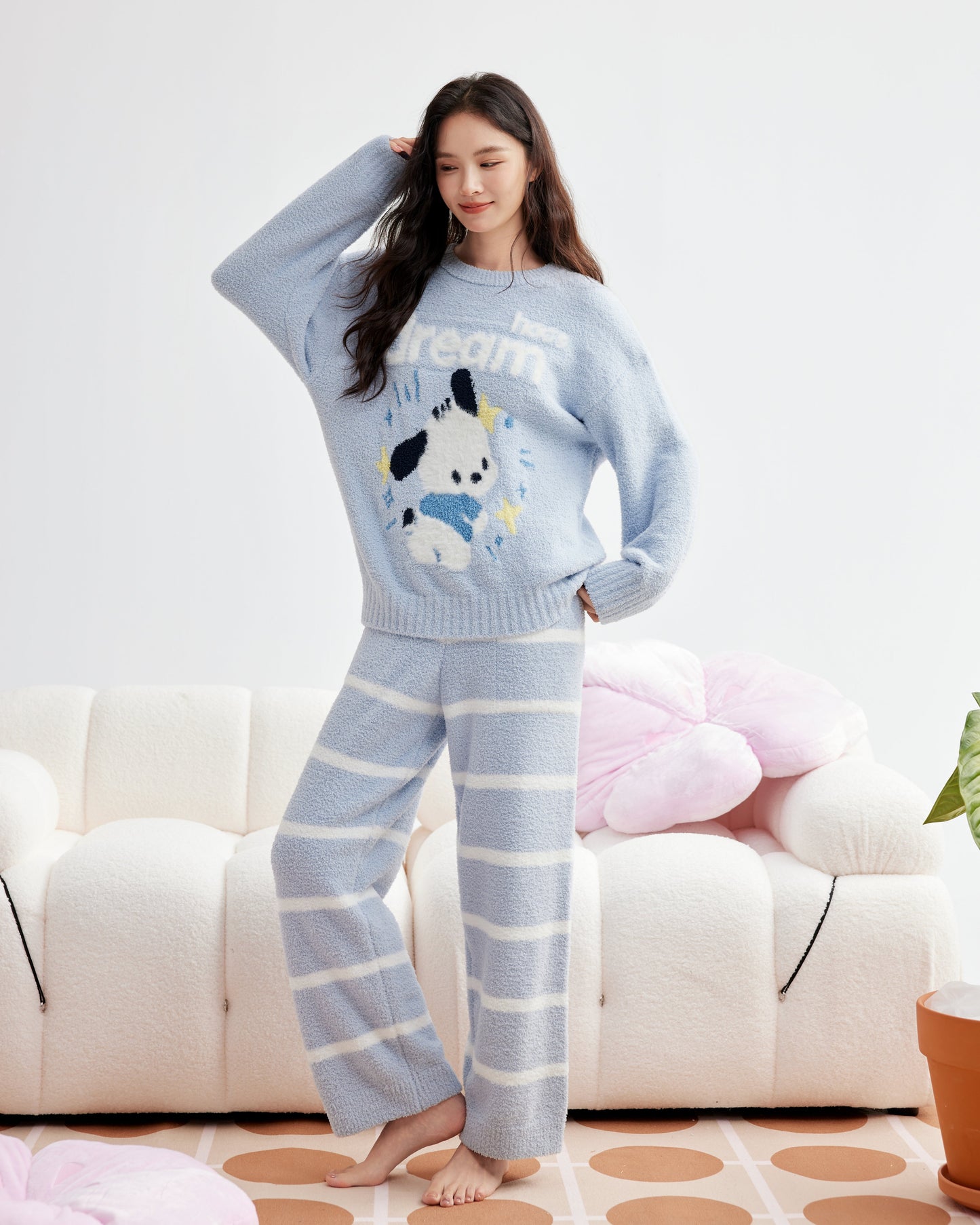 Puppy Snuggle · Plush Fleece Sleepwear Set
