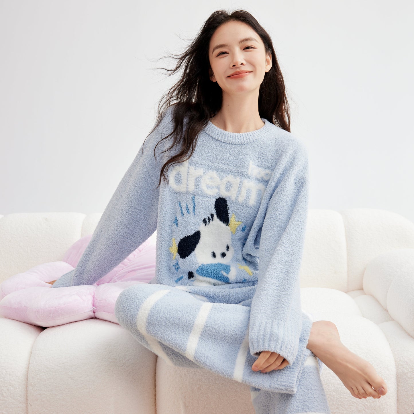 Puppy Snuggle · Plush Fleece Sleepwear Set