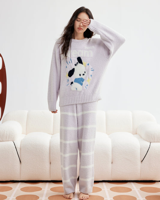 Puppy Snuggle · Plush Fleece Sleepwear Set