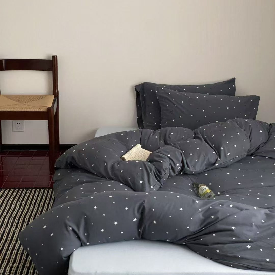 Twinkle Sky · 100% Knit Cotton Bedding Set