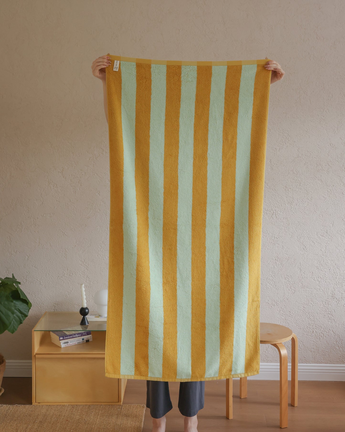 Sunny Stripes · Cotton Bath Towel