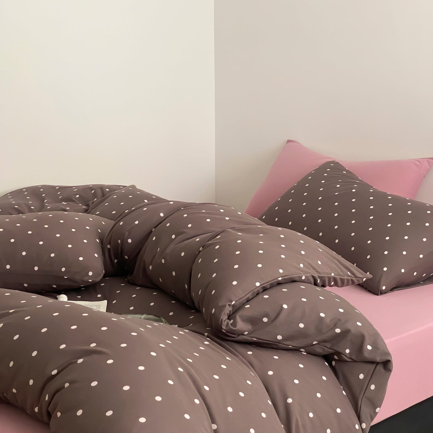 Sweet Dots Collection · 100% Knit Cotton Bedding Set
