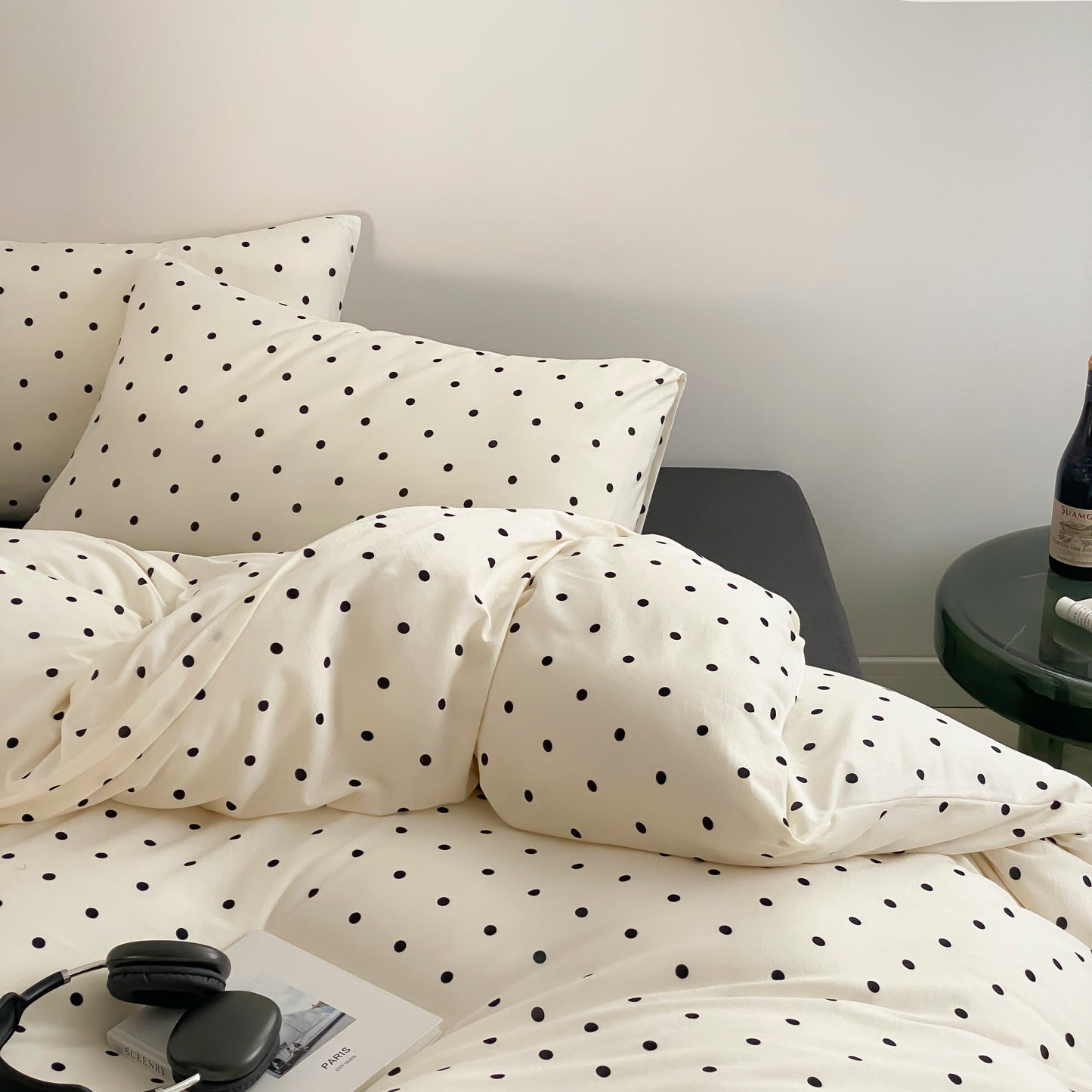 Sweet Dots Collection · 100% Knit Cotton Bedding Set