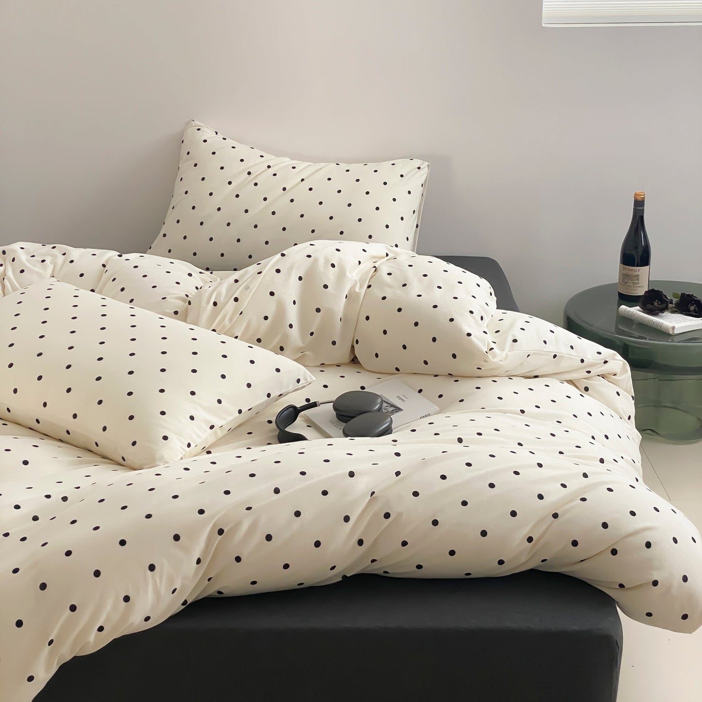 Sweet Dots Collection · 100% Knit Cotton Bedding Set