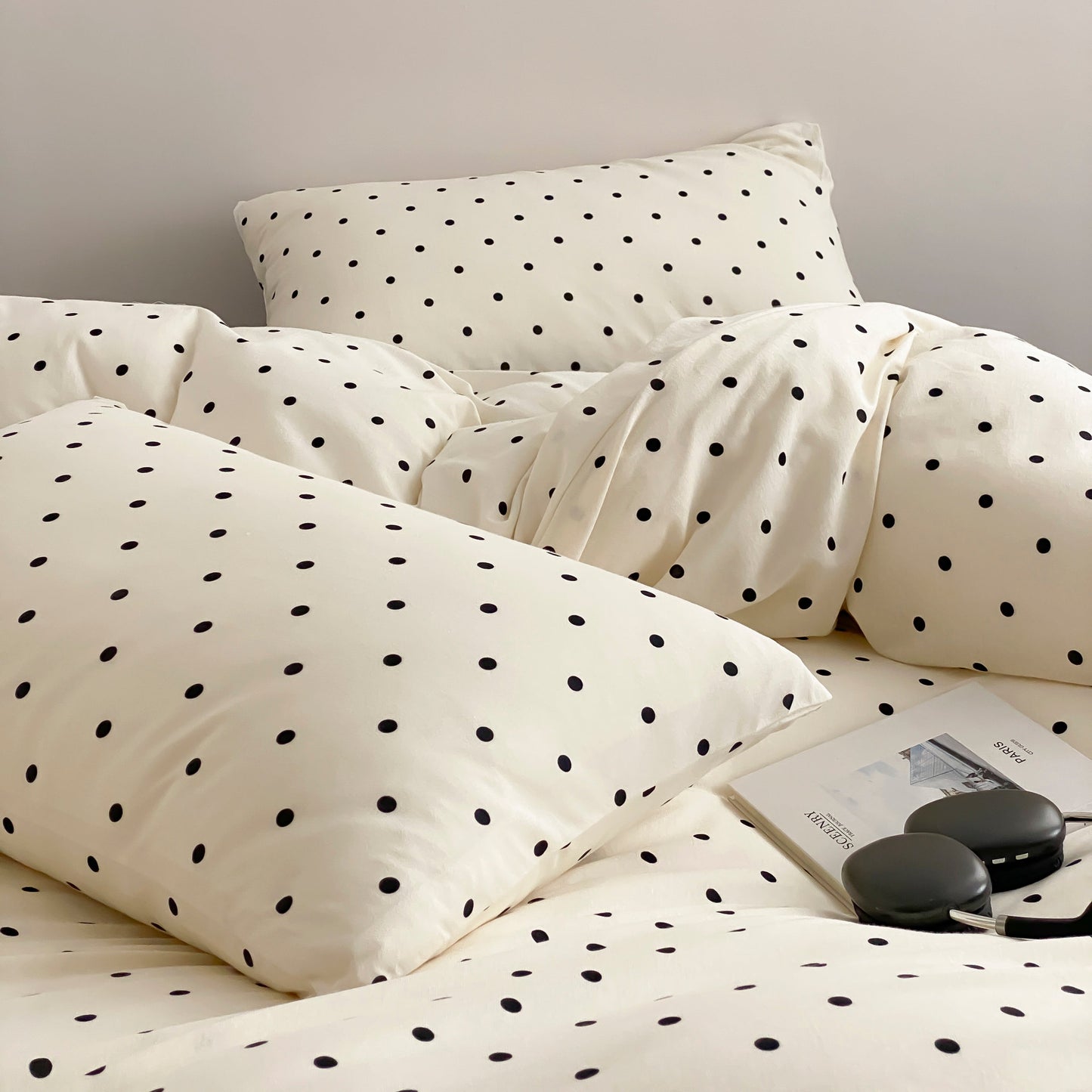 Sweet Dots Collection · 100% Knit Cotton Bedding Set