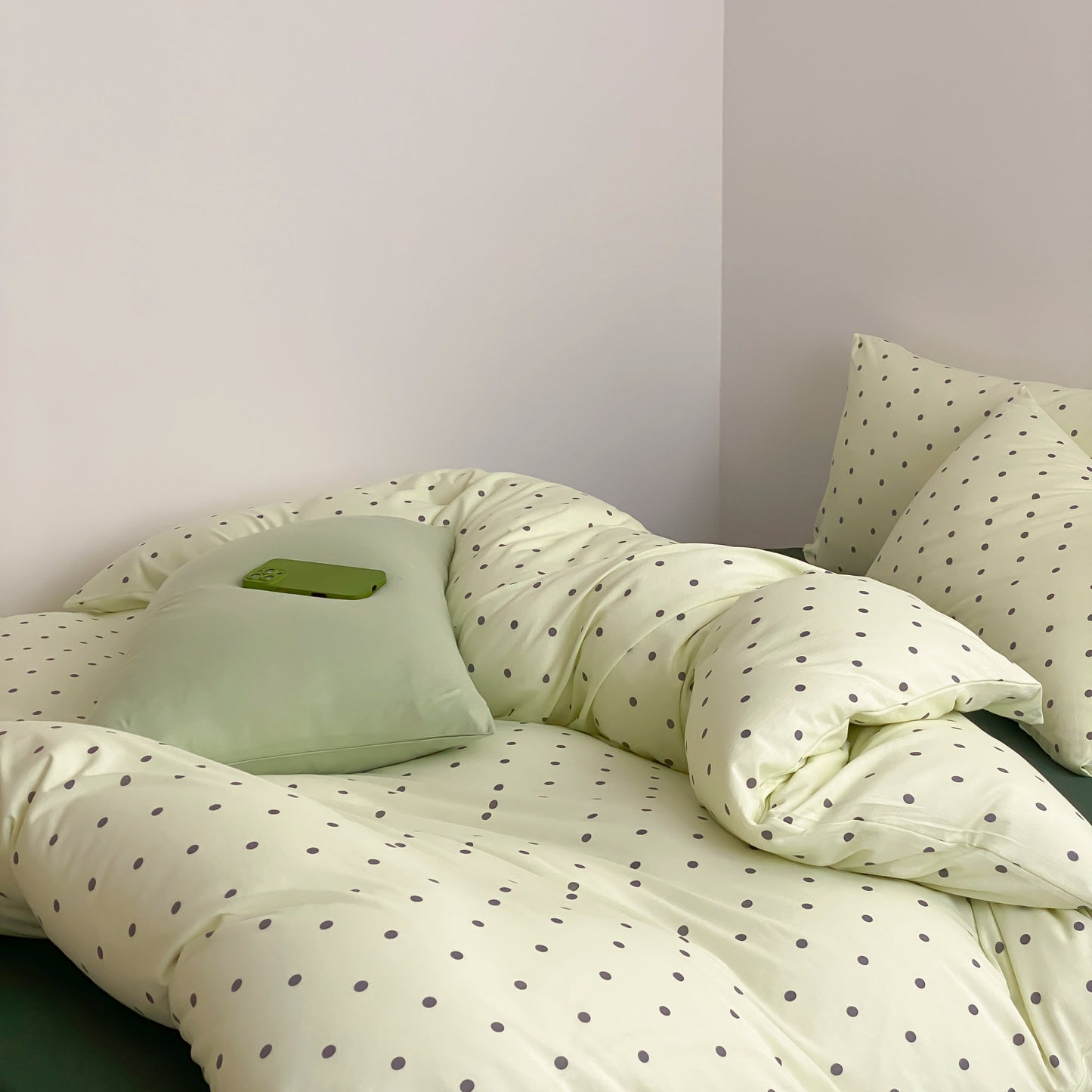 Sweet Dots Collection · 100% Knit Cotton Bedding Set