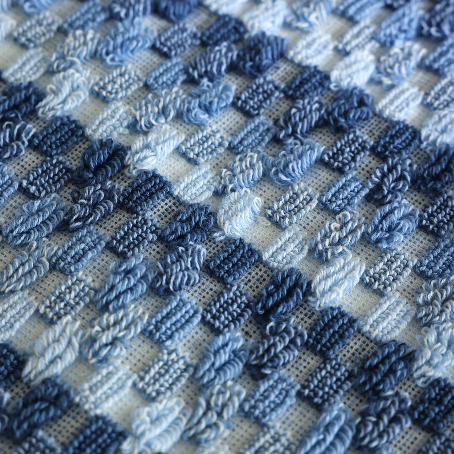 Textured Checkerboard · Cotton Bath Towel