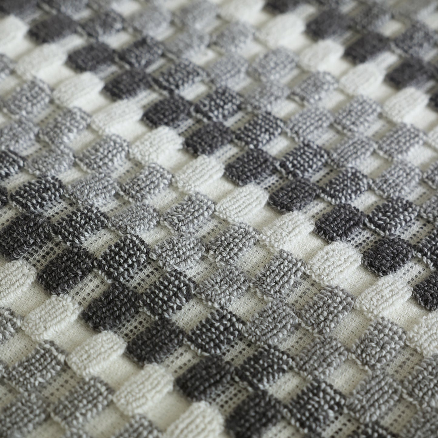 Textured Checkerboard · Cotton Bath Towel
