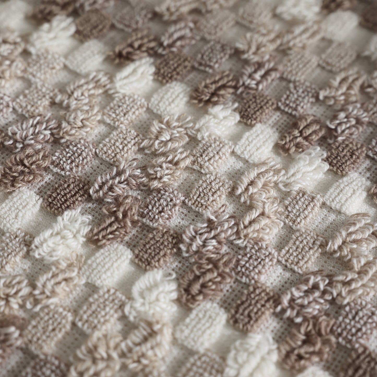 Textured Checkerboard · Cotton Bath Towel