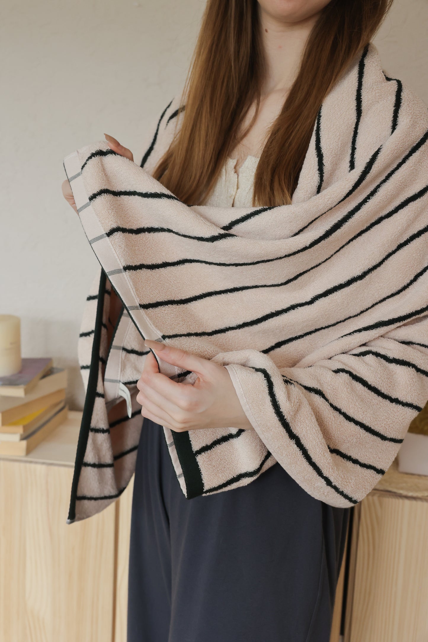 Tiny Stripe Stripes · Cotton Bath Towel