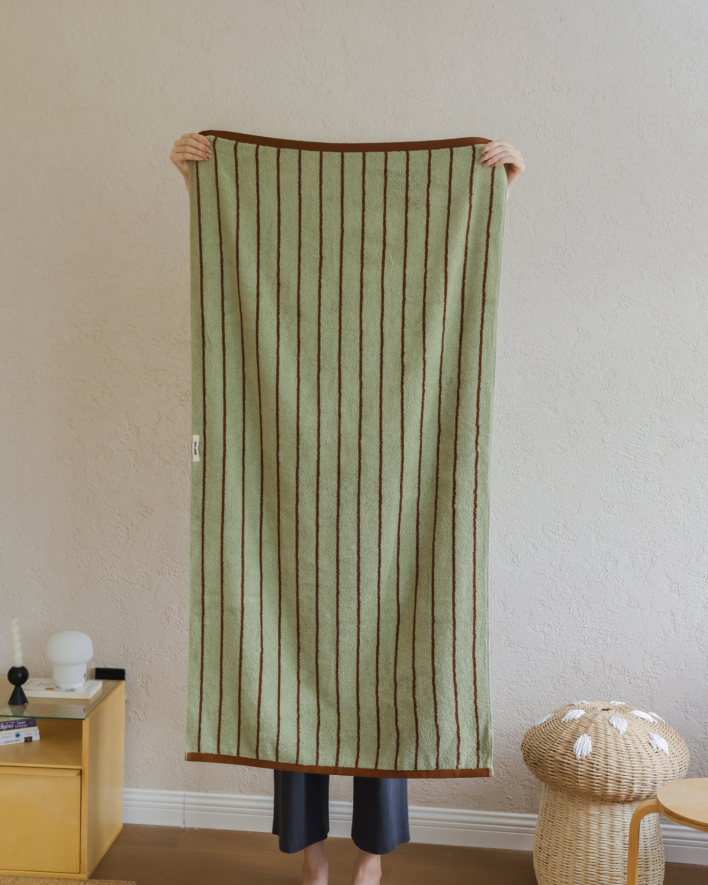 Tiny Stripe Stripes · Cotton Bath Towel