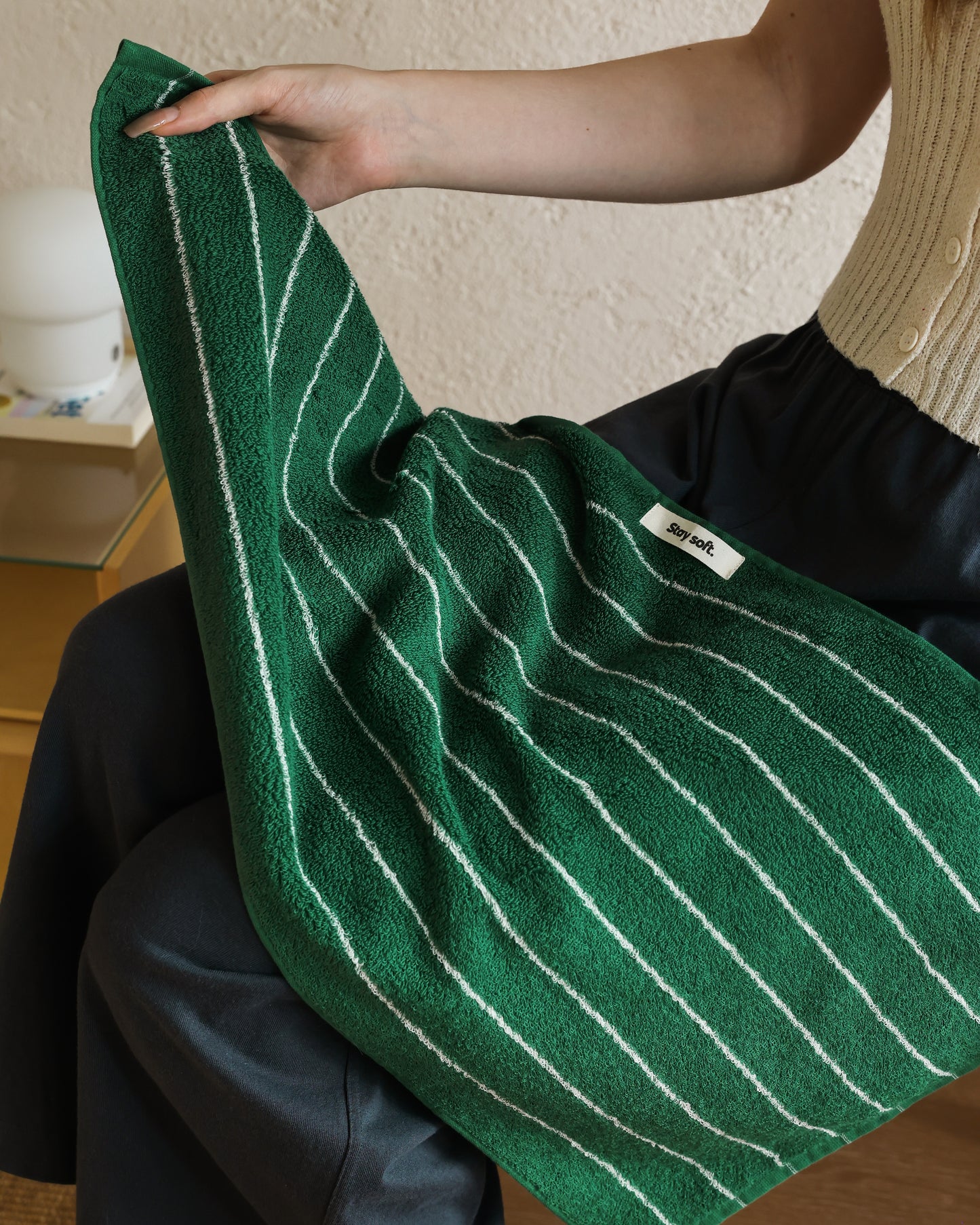 Tiny Stripe Stripes · Cotton Bath Towel