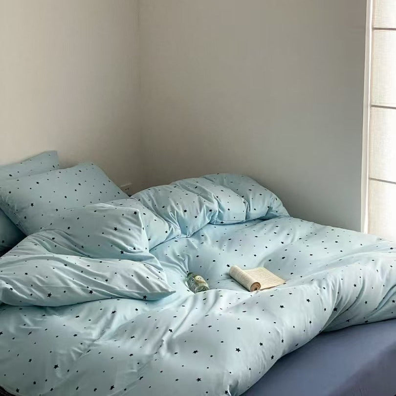 Twinkle Sky · 100% Knit Cotton Bedding Set