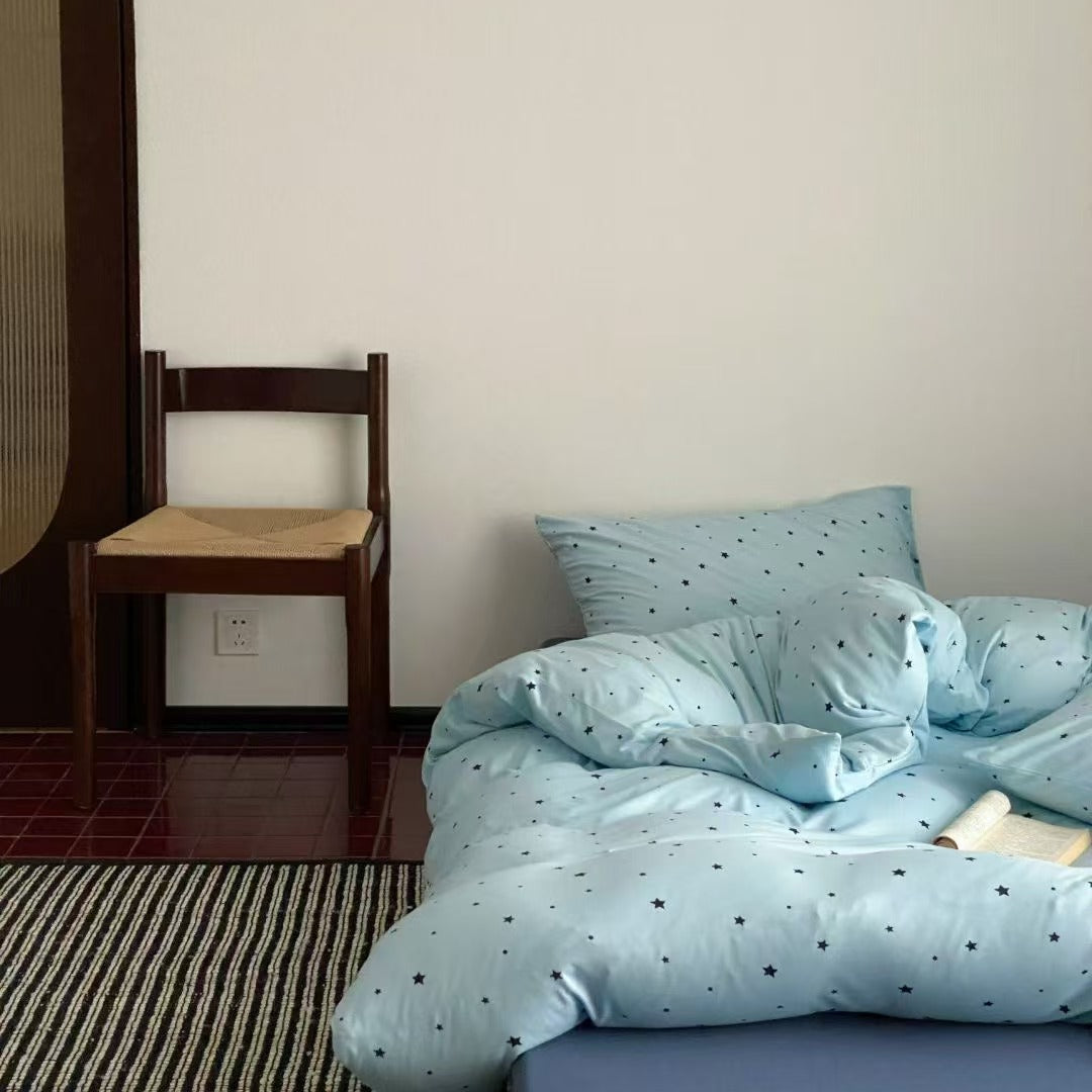 Twinkle Sky · 100% Knit Cotton Bedding Set