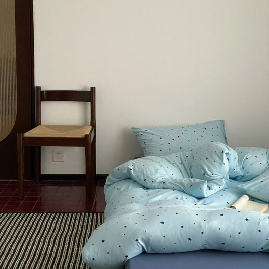 Twinkle Sky · 100% Knit Cotton Bedding Set