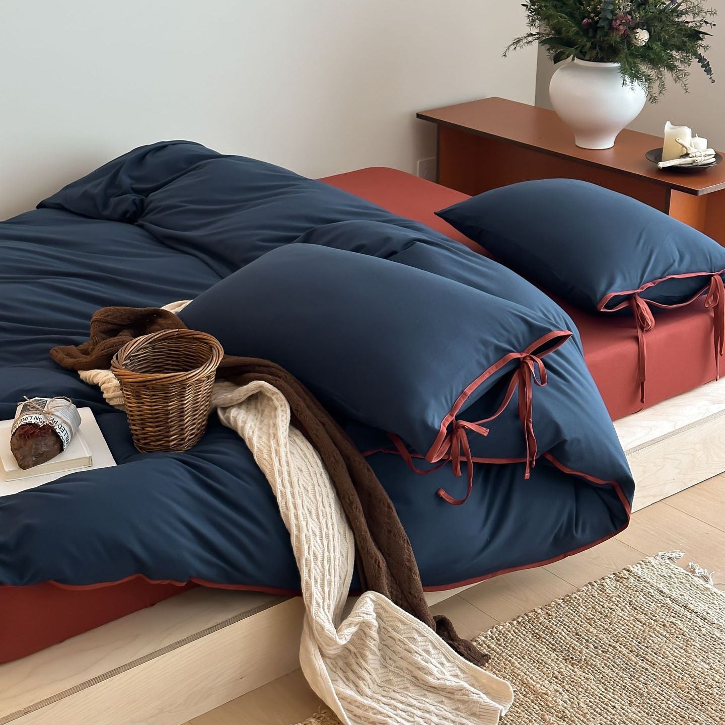 Cloud Mix · 100% Knit Cotton Bedding Set