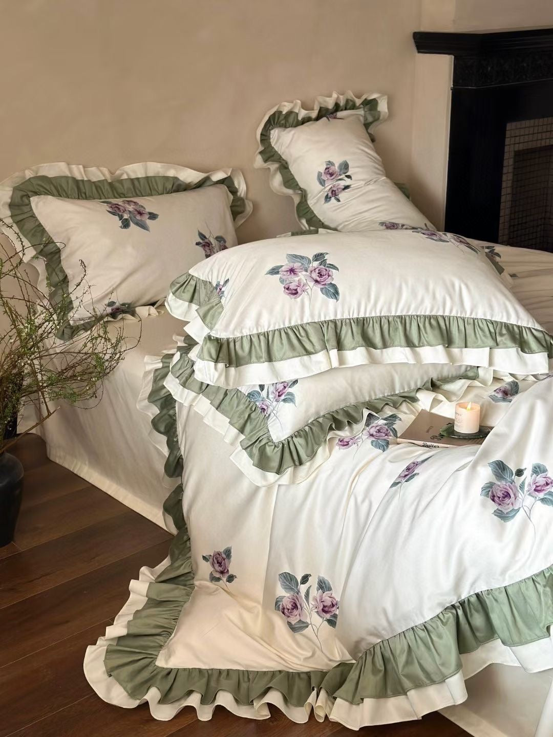 Blooming Garden · 100S Australian Cotton Floral Bedding Set