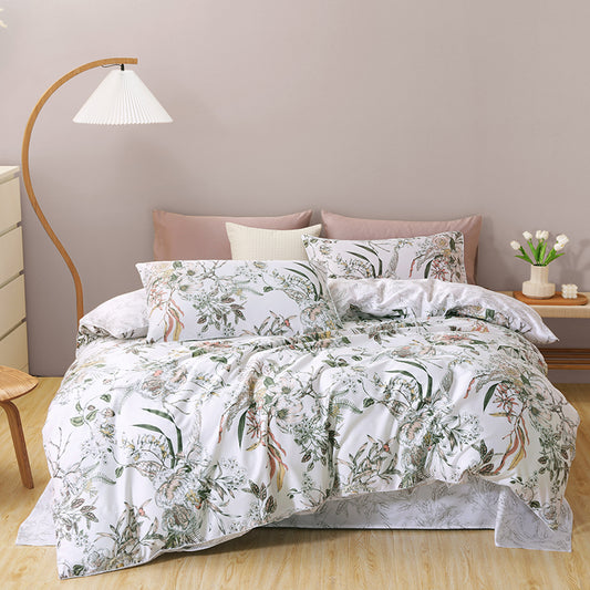 Verdant Bloom · 100% Long Stable Cotton  Bedding Set