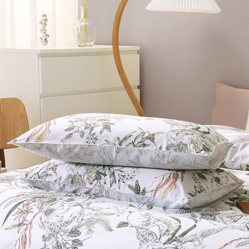 Verdant Bloom · 100% Long Stable Cotton  Bedding Set