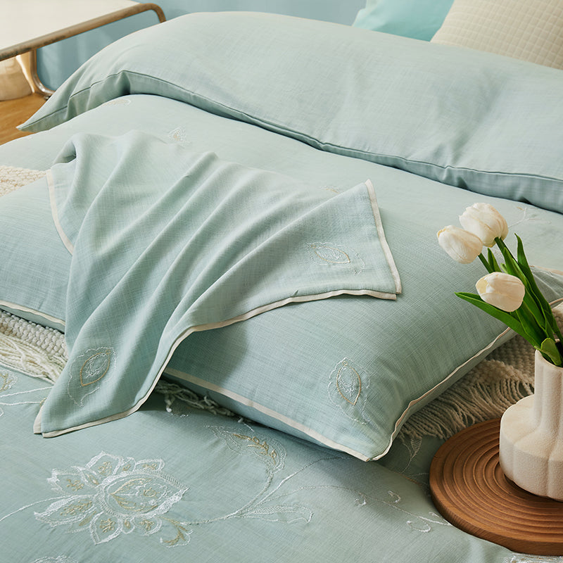 100% Pure Cotton Embroidery Bedding set