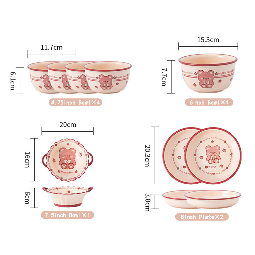 Adorable Bear · Ceramic Dinnerware Set