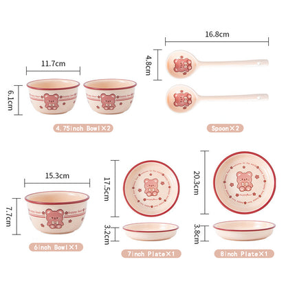 Adorable Bear · Ceramic Dinnerware Set