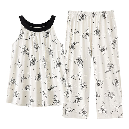 Bloom Whispers · Women's Cotton Pajama Set