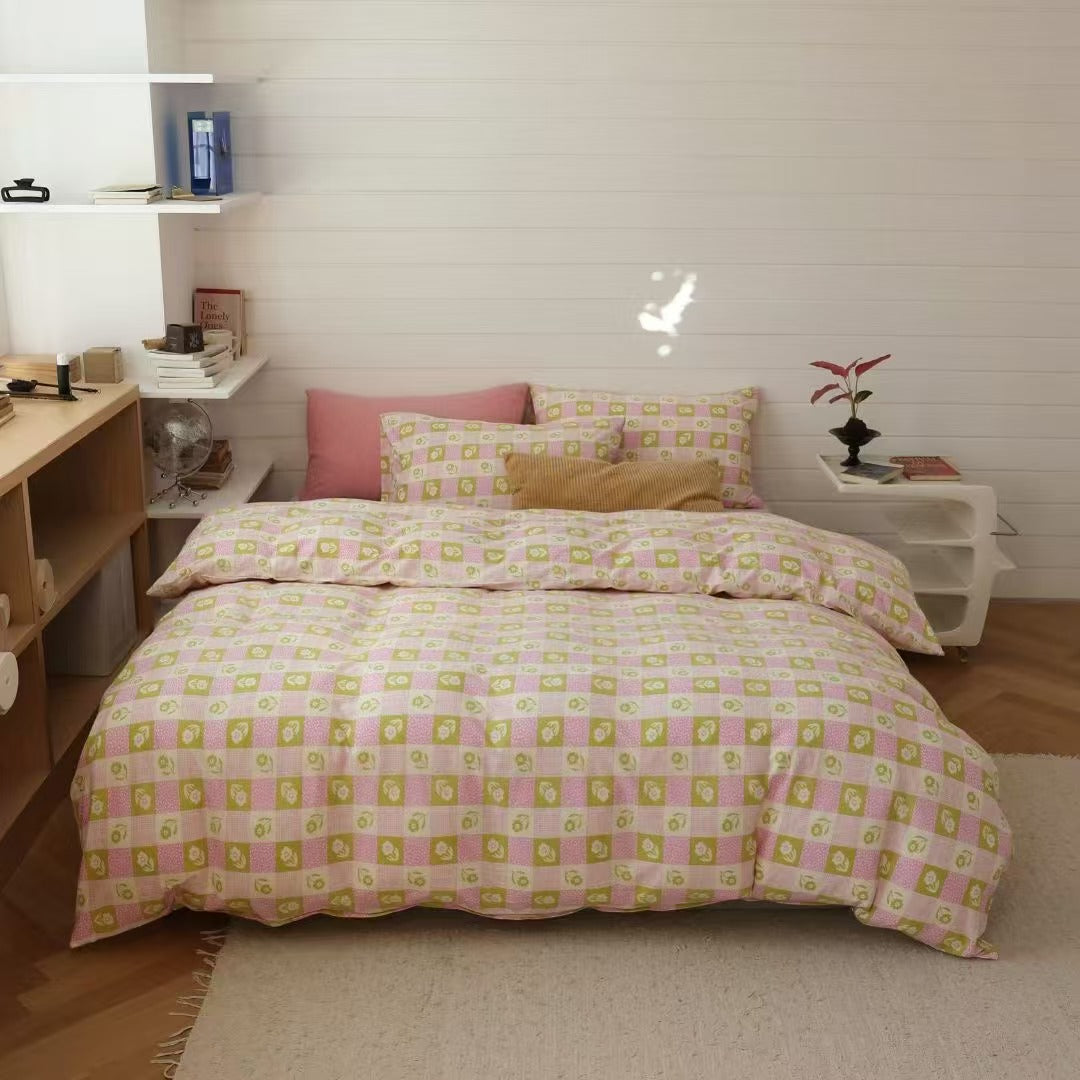 Blossom Dream · 100% Knit Cotton Bedding Set