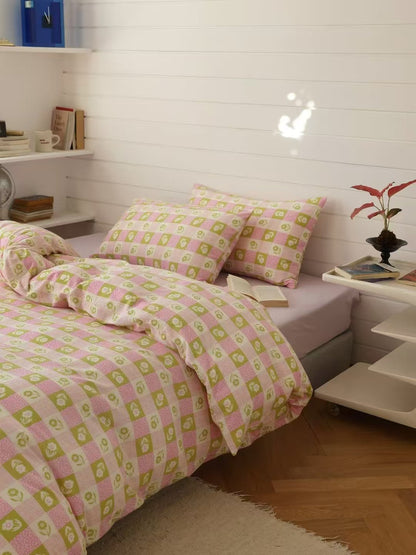 Blossom Dream · 100% Knit Cotton Bedding Set