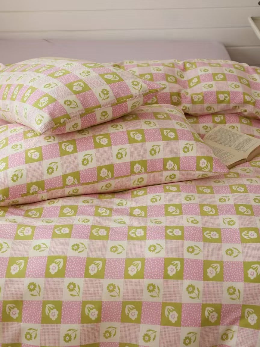 Blossom Dream · 100% Knit Cotton Bedding Set