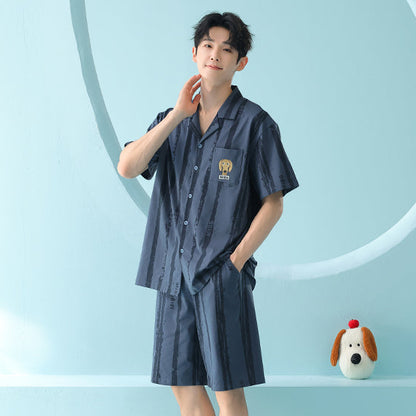 Blue Biscuit · Couple Cotton Short Sleeve Pajama Set