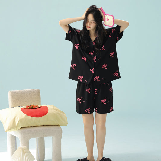 Bow to Dream · Women's Cotton Pajama Set