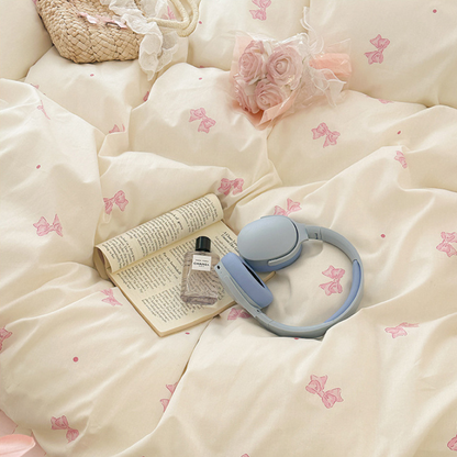 Candy Ribbon · 100% Cotton Duvet Cover Set