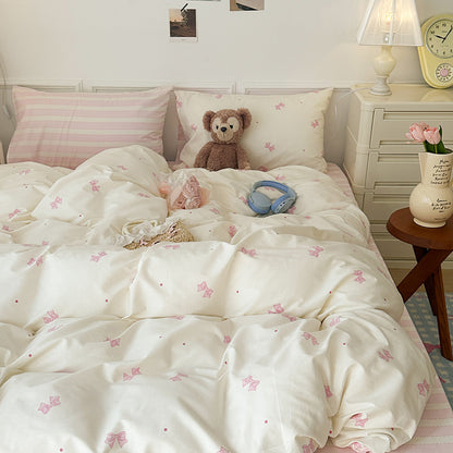 Candy Ribbon · 100% Cotton Duvet Cover Set