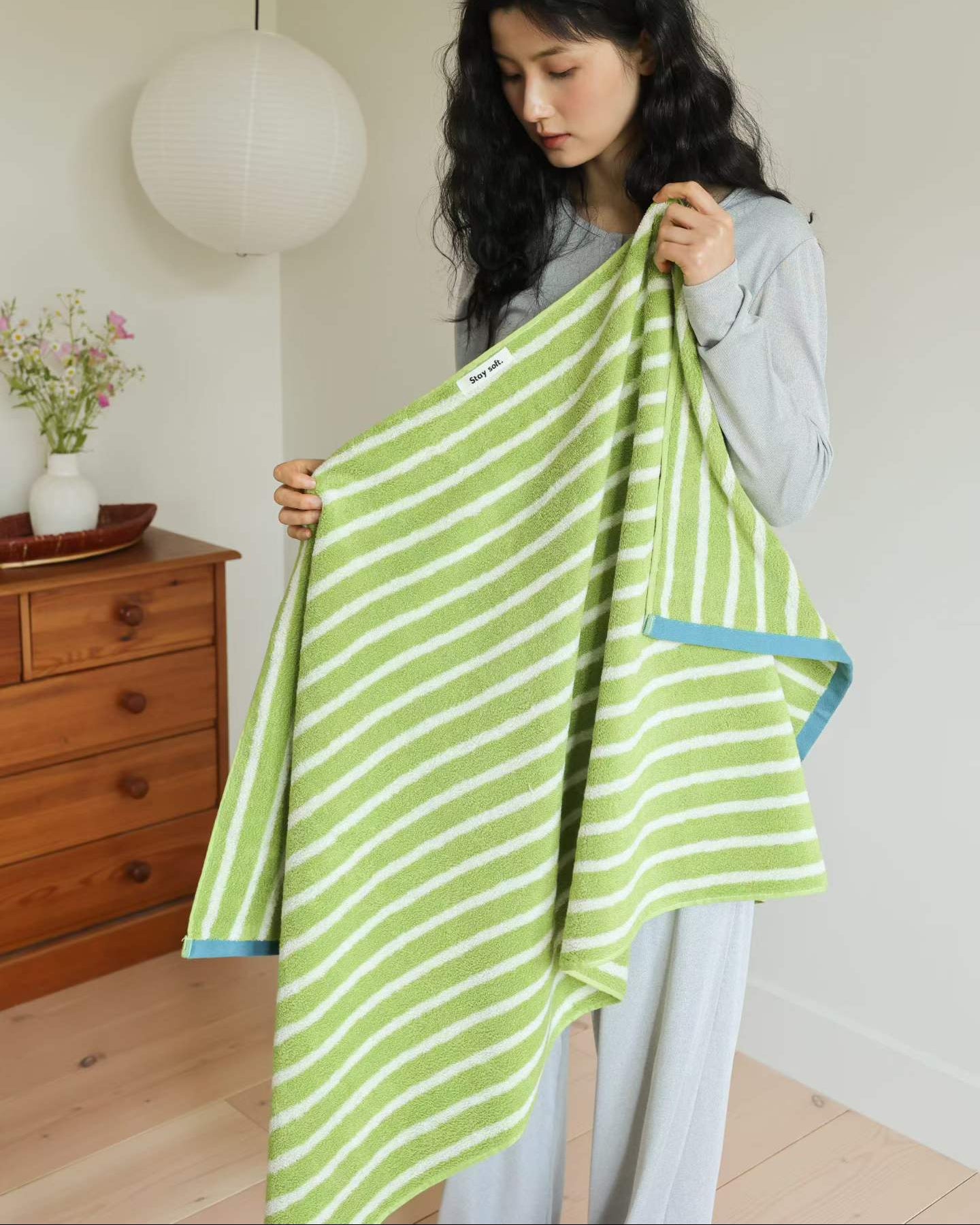 Candy Stripe · Cotton Bath Towel