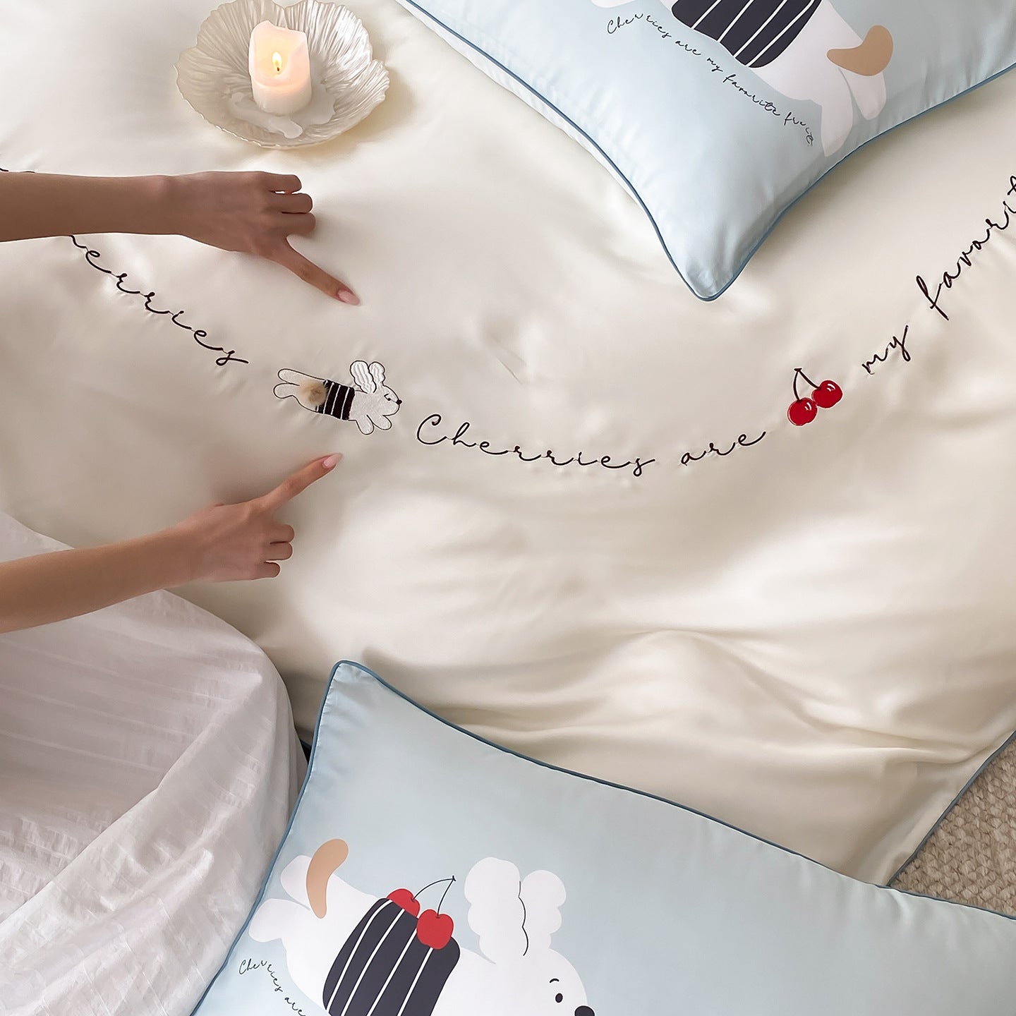 Chérie Sky · 100% Tencel™ Bedding Set