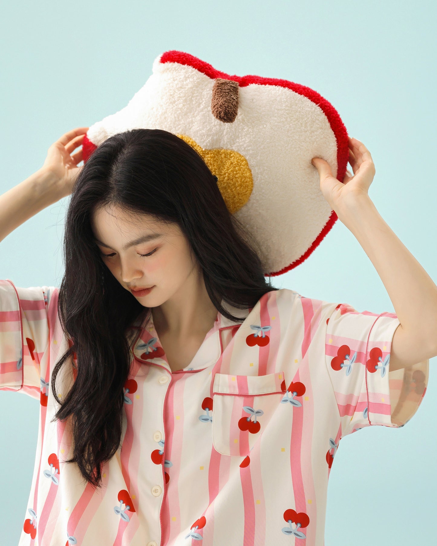 Cherry Breeze · Women's Cotton Pajama Set